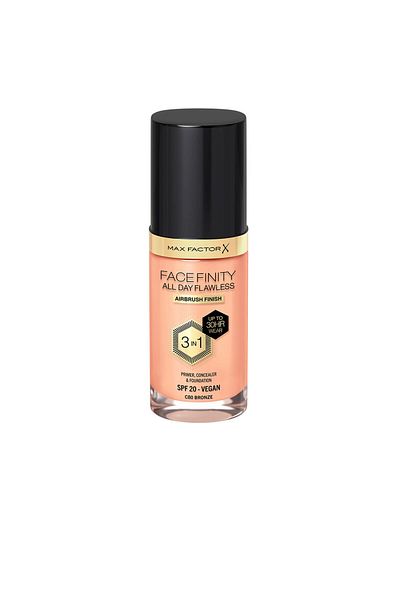 Max Factor Facefinity 3in1 Primer, Concealer &amp Foundation #80-bronze 30 ml