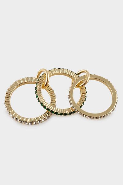 DeFacto Women's Interlocking Ring E4505Axns