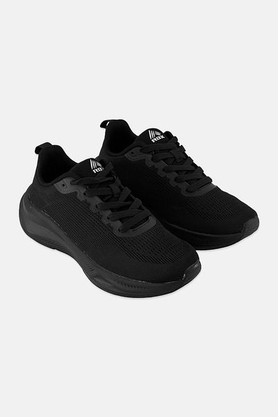 RBX Men Lace Up Running Shoes, Black