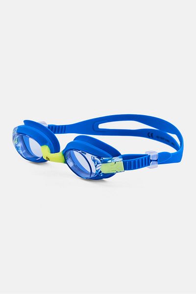 RBX Kids Boy Brand Logo Swimming Goggles, Blue
