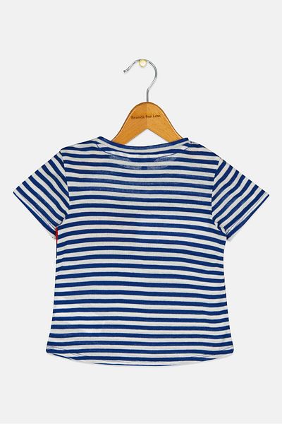 Tommy Hilfiger Toddlers Boy Stripe Short Sleeve T-Shirt, Multicolor