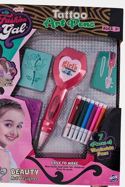 New Boy My Fashion Gal Tattoo Art Pens