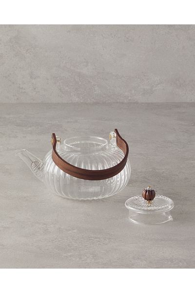 English Home Eva Borosilicate Teapot 800 ml Transparent