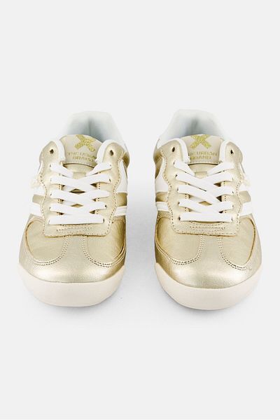 XTI Women Z,R Oro Lace Up Outdoor Shoes, Gold