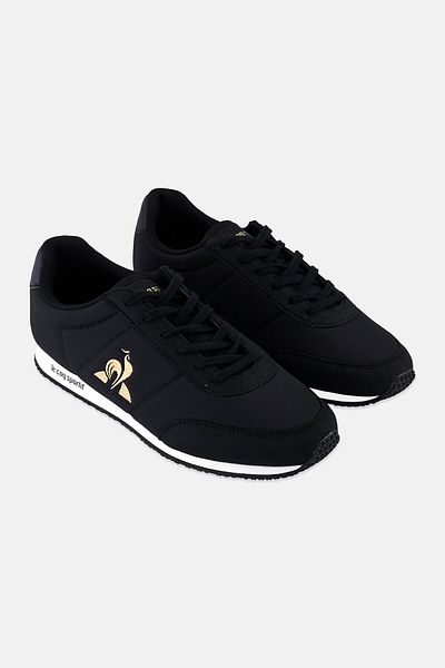 Le Coq Sportif Men Race Rone Lace Up Casual Shoes, Black