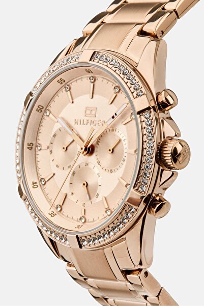 Tommy Hilfiger Women 1782558 Stainless Steel Watch 40 mm, Rose Gold
