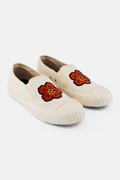 Kenzo Men Slip On Loafer, Off White