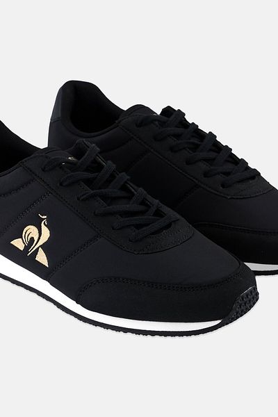 Le Coq Sportif Men Race Rone Lace Up Casual Shoes, Black