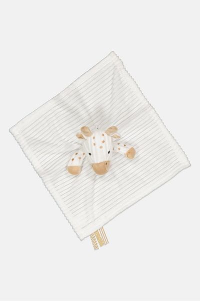 Snuggle Tots Fleece Soft Baby Comforter Cuddle Blanket, White
