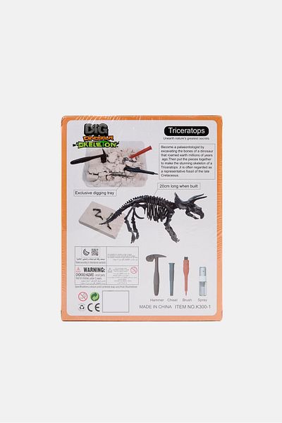 STEM Triceratops Skeleton Dig Kit