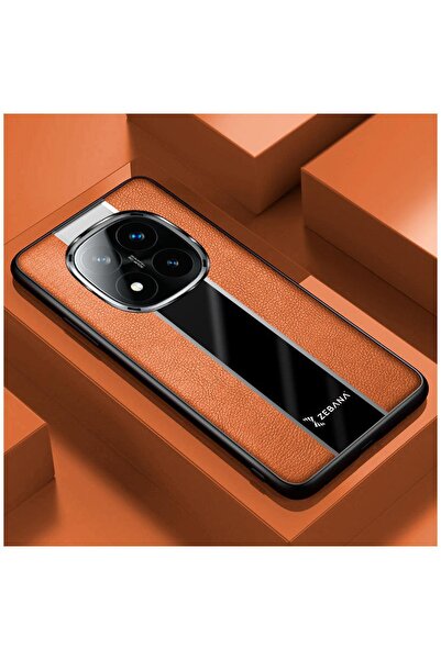 Zebana Xiaomi Redmi Note 14 Pro Plus 5G Uyumlu Kılıf Zebana Premium Deri Kılı...