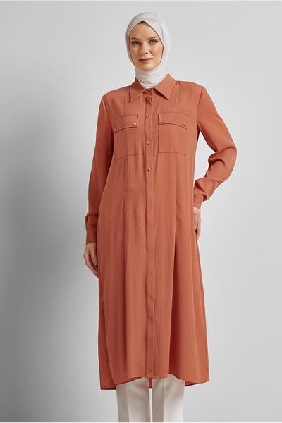 Alvina Slit Detail Long Tunic 45532