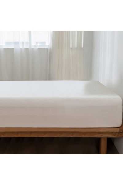 YALITEKS HOME Fitted Sheet Set Double Cotton + 2 Pillowcases |   180X200+30Cm -50X70Cm |