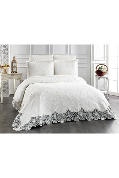 NETAVANTAJ Levanzo Double Pike Set Anka Cream