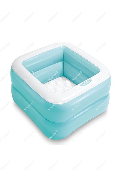 Intex Kids Inflatable Pool – Durable & Fun Blue Backyard Splash Pool for Toddlers and Children