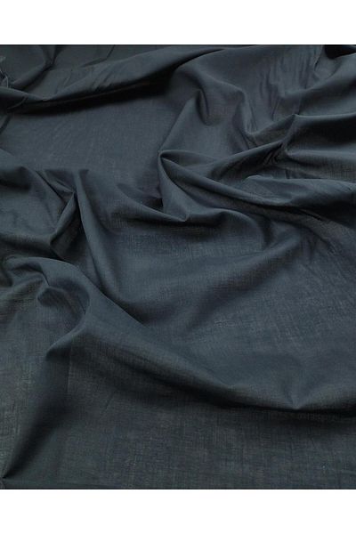 Kumaş Parça Βαμβακερό Voile σε Σκούρο Μπλε χρώμα (Πλάτος 150 cm x Μήκος 210 cm)