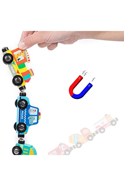 OEM Montessori wooden train and traffic signs