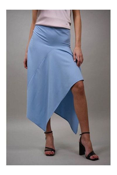 LUMİNA FUSTA LUNGA ASIMETRICA CHIARA S Baby Blue