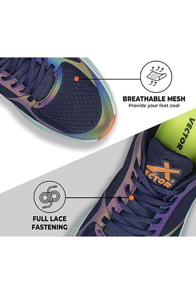 Vector X Reflector Running/Jogging Shoe Navy
