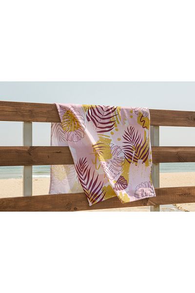 yok yok evim eve dair her şey Patterned High Quality Beach Towel