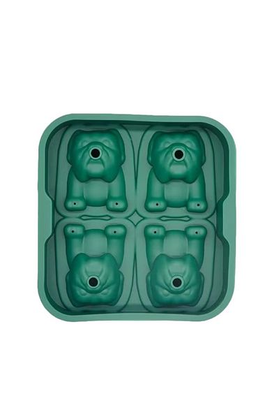 Bangp ice cube mold, silicone, green, 19.1 x 14.7 x 6.7 cm