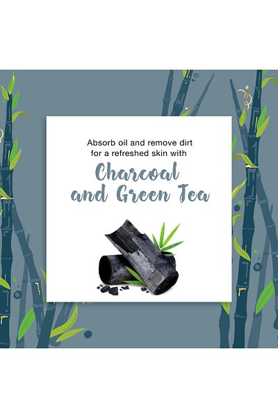 Himalaya Charcoal & Green Tea Detoxifying Sheet Mask – 30 ml | Purifying & Hydrating Sheet Mask