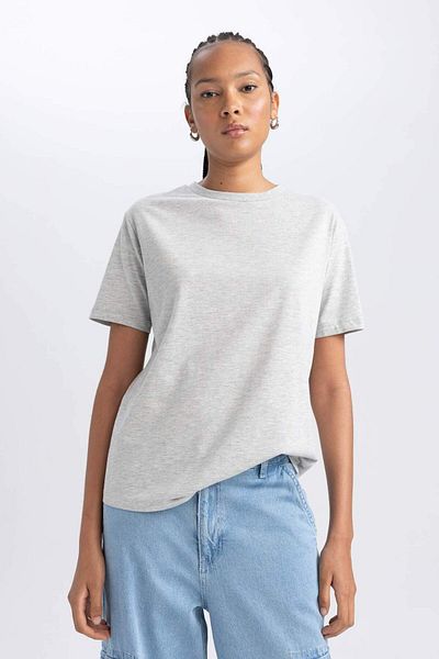 DeFacto Regular Fit rövid ujjú póló B0642axns