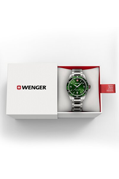 Wenger Mens Watch Wenger 01.2031.102, Quartz, 40mm, 20ATM