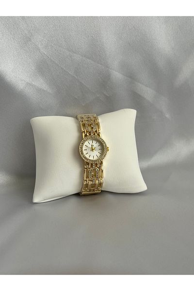 QUARTZ Auger Model Gold Stylish Women Watch