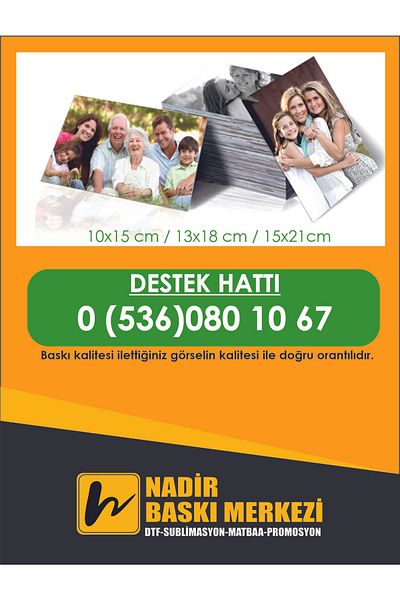 NADİR SHOPPİNG 10 Photo Prints in 15X21 cm Sizes