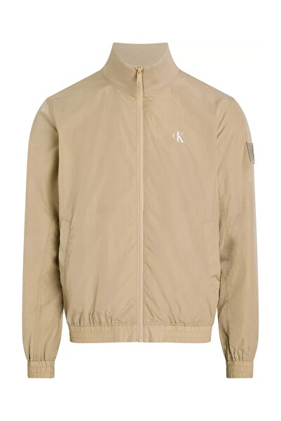 Calvin Klein Erkek Ck Unpadded Harrington Ceket - Bej