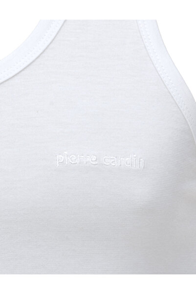 Pierre Cardin Beyaz Pamuklu Tekli Atlet 50315393-600