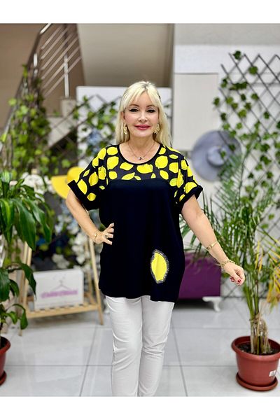 Punta Otantik Ms52328 Turned Viscose Blouse