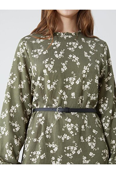 LC Waikiki Γυναικείο φλοράλ φόρεμα με γιακά (S5)