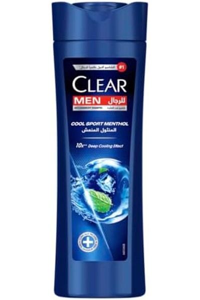 Clear shampoo for men, Cool Sport Menthol, 400ml, Anti-Dandruff & Nourished Scalp
