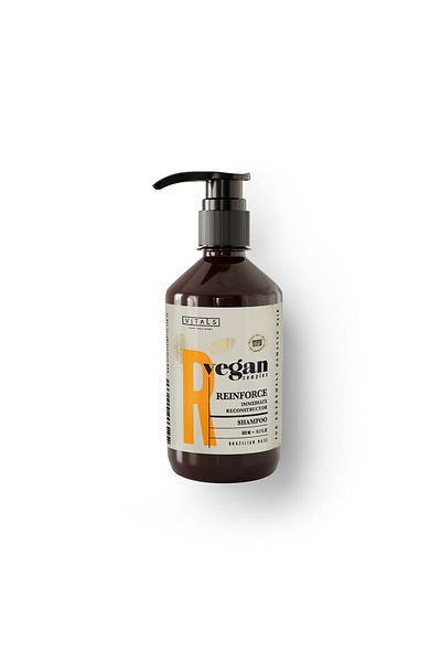 vitals hair treatment complex shampoo for rebuilding damaged hair, 500 ml