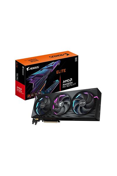 Gigabyte Placa video GIGABYTE AORUS Radeon RX 9070 XT ELITE, 16 GB, GDDR6, 256-bit