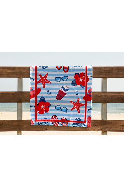yok yok evim eve dair her şey Patterned High Quality Beach Towel