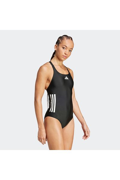 adidas Costum de baie negru pentru femei 3S Bld