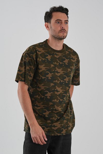 ALEXANDERGARDI Μπλουζάκι με μοτίβο παραλλαγής Crew Neck