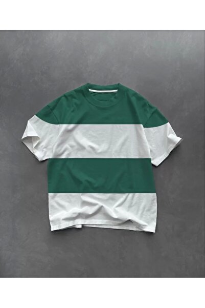 ARONA Unisex Crew Neck Piece Thirt Green