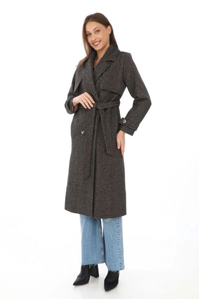 Silerra Fish Irti Cashmere Long Cashmere Coat Brown