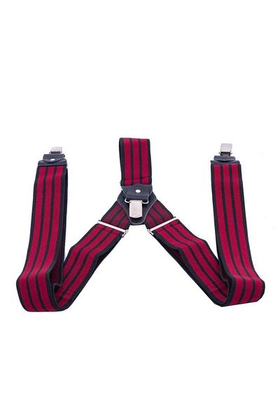Toro Nero Red Lines men's suspenders