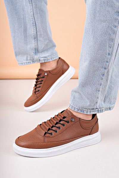 pasyone Ανδρικά παπούτσια Casual Tan