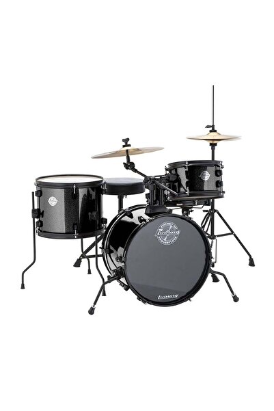 Ludwig The Pocket Kit By Questlove Black Sparkle Çocuklar Için Akustik Davul Seti