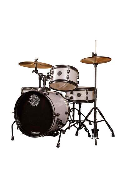 Ludwig The Pocket Kit By Questlove Silver Sparkle Çocuklar Için Akustik Davul...