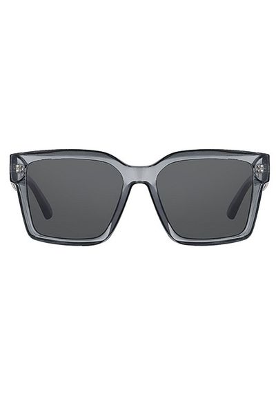 Daniel Klein Brand Uv400 Gray Transparent Square Frame Design Sunglasses