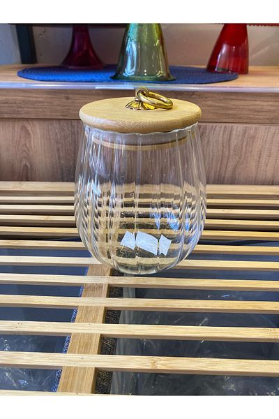 Porland Martie Bamboo Lid Glass Storage Container 750 ml