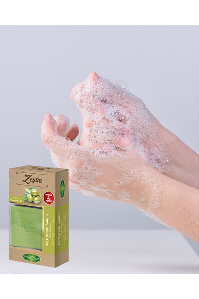 Phytoflora Olive Oil Soap with Pouch and Soap Dish Gift 125 Gr
