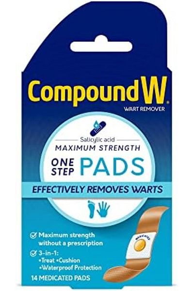 Compound Kings Compound W Wart Remover Maximum Strength One Step Pads, 14 Medicated Pads